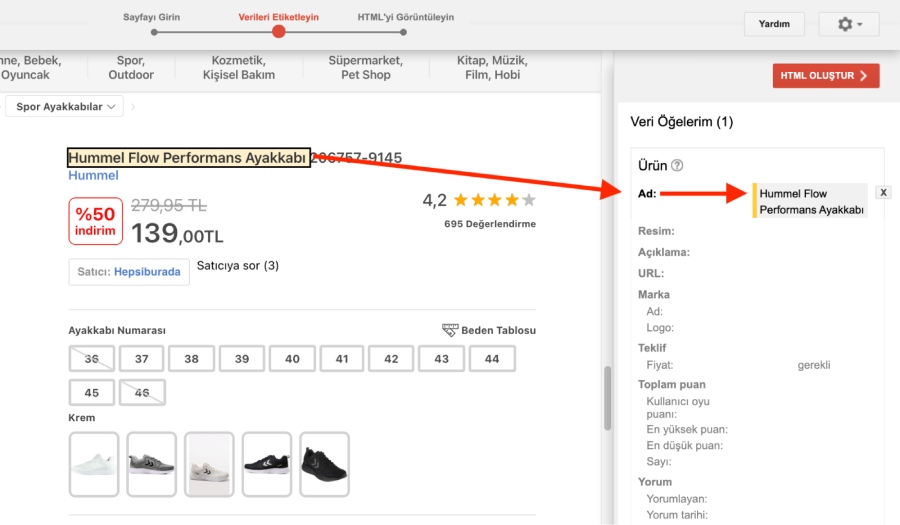 Yapısal veri test aracı 4