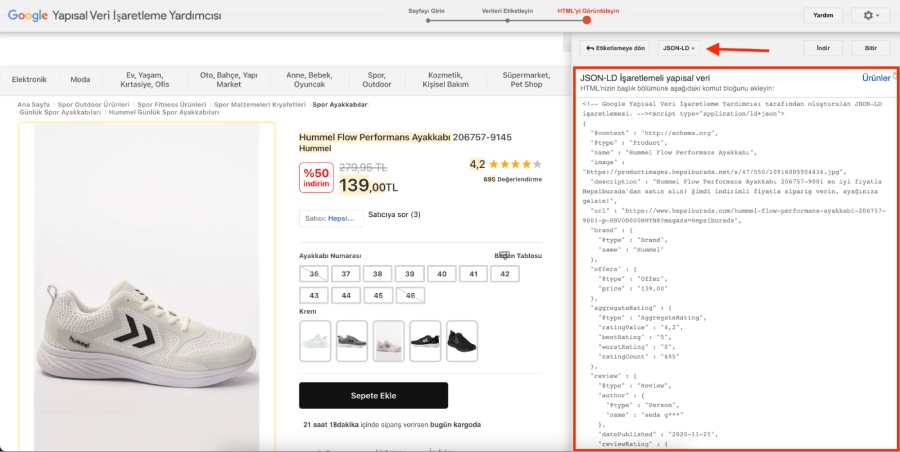 Yapısal veri test aracı 5
