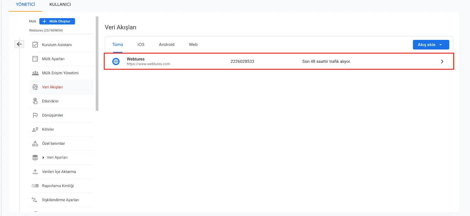 Google Analytics 4 Kurulumu 22