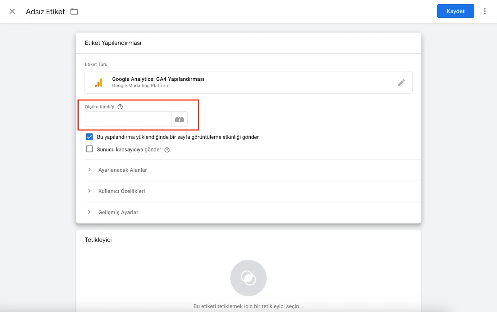 Google Analytics 4 Kurulumu 22