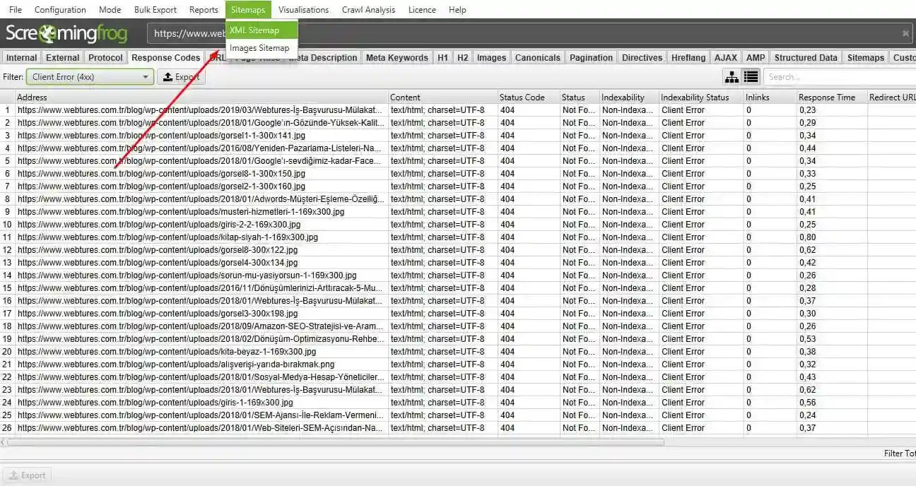 Screaming Frog Memory Configuration