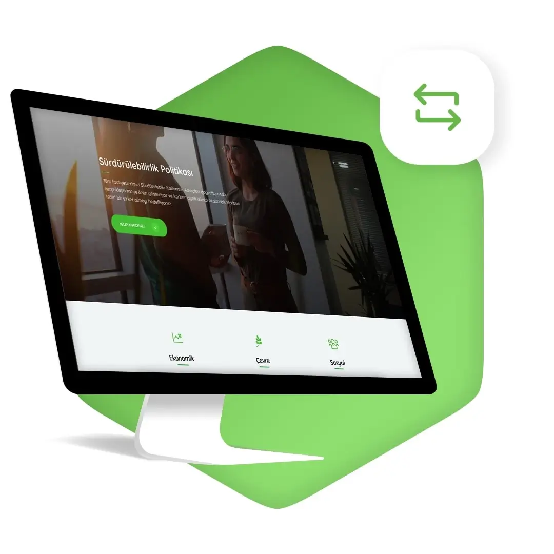 Webtures sürdürülebilirlik iş birliği logoları